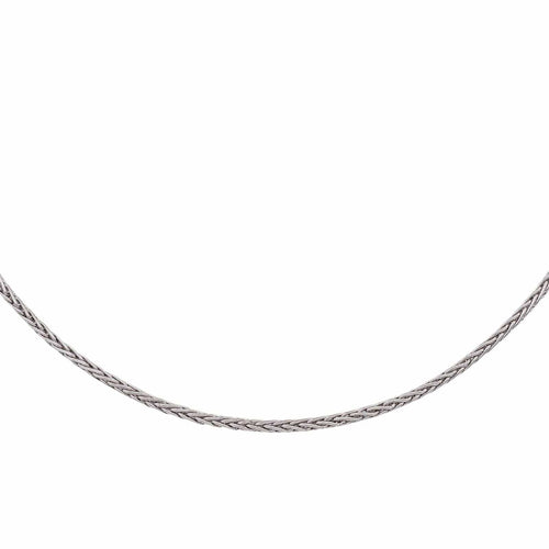 Collier Collier Maille palmier Or blanc 58 Facettes 3528937RV