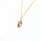 Collier Collier or jaune, diamants, améthyste, grenat 58 Facettes 30462