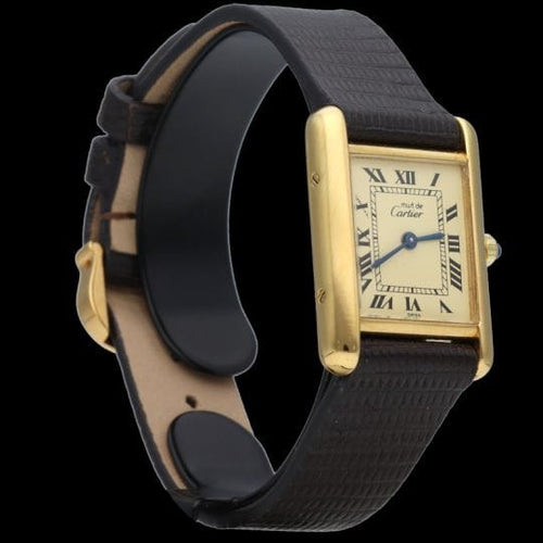 Montre Cartier Montre Tank Vermeil 58 Facettes MT43311