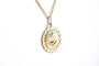 Collier Collier Pendentif Augis 18 carats Or jaune  + qu'hier - que demain  0.06ct Rubis 58 Facettes CLAUGIS-107