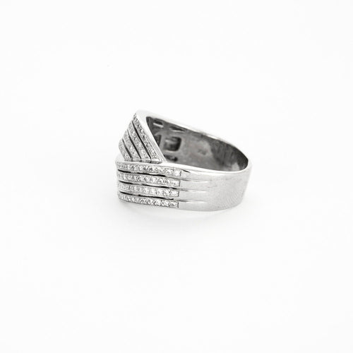 Bague 59 L'Entrelacée 58 Facettes LP31/12