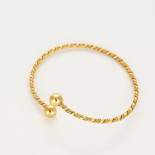 Bracelet Bracelet jonc or jaune 58 Facettes LP630/2