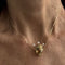 Collier Collier avec couronne, quartz citrine et perles 58 Facettes 38120