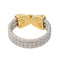 Bague 50 Fred Bague Force 10 Or jaune, Acier 58 Facettes 4410632CN
