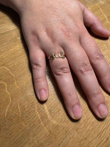 Bague 57 Dior - Bague Dioramour Oui en or jaune 18 carats et diamant 58 Facettes