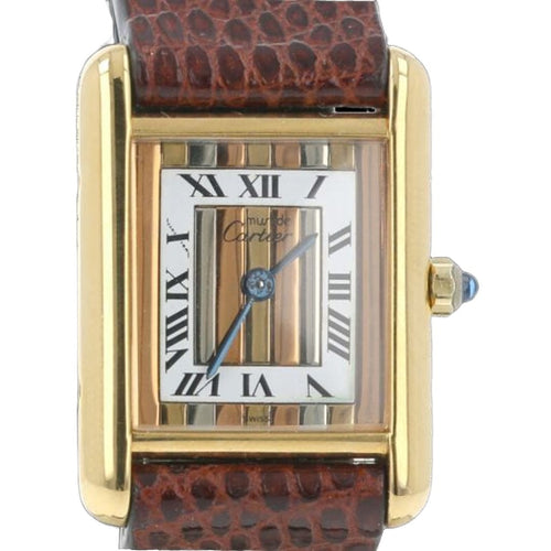 Montre Cartier Montre Tank Vermeil 58 Facettes MT42403