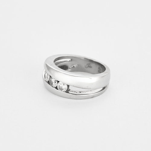 Bague 48 Joïa - Bague en or gris et diamants 58 Facettes GU206