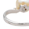 Bague 48.5 Bague Perle Or blanc Diamant, Perle 58 Facettes 3837302RV
