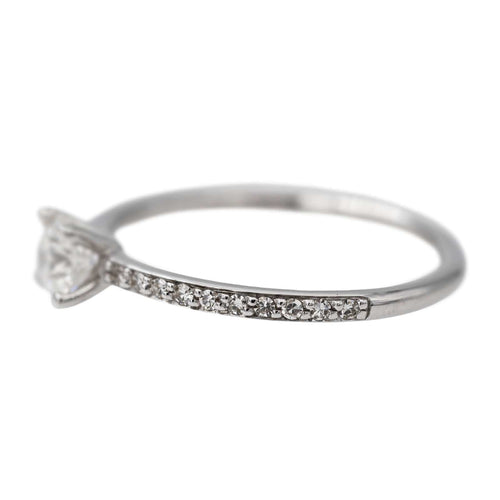 Bague 49 Bague Solitaire Or blanc Diamant 58 Facettes 2773202CN