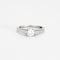 Bague Bague solitaire en or blanc et diamant 58 Facettes LP41/10