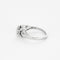 Bague 52,5 Bague Solitaire en platine, diamants, saphirs de synthèse 58 Facettes B250524