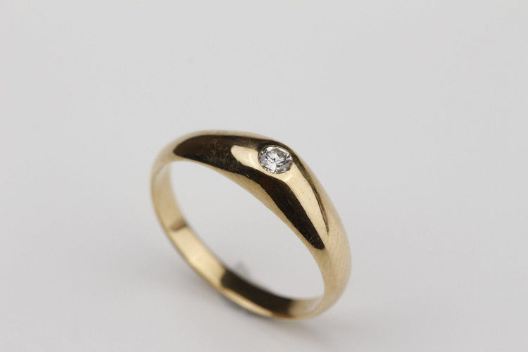 Bague 53 Bague Jonc Anglais Diamant 58 Facettes