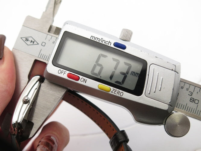 Montre montre HERMES cape cod pm cc1.210a quartz 33 mm en acier et cuir noir 58 Facettes 270891