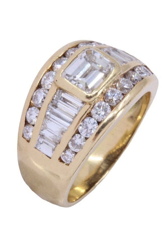 Bague 52 BAGUE MODERNE DIAMANTS 58 Facettes 088251
