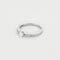 Bague 52,5 Bague solitaire en or blanc et diamants 58 Facettes GU295