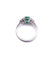 Bague 55 Bague émeraude et diamants or blanc 58 Facettes Bag.Emer.FA.32
