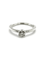 Bague Bague solitaire or blanc et diamant 0,30 ct 58 Facettes