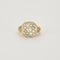 Bague Bague en or jaune et or blanc avec diamants 58 Facettes 240193