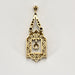 Pendentif Pendentif Ancien or jaune et blanc diamants 58 Facettes