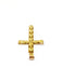 Pendentif Croix en or jaune 58 Facettes