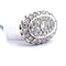 Bague 56 Bague vintage en or blanc et diamants 58 Facettes