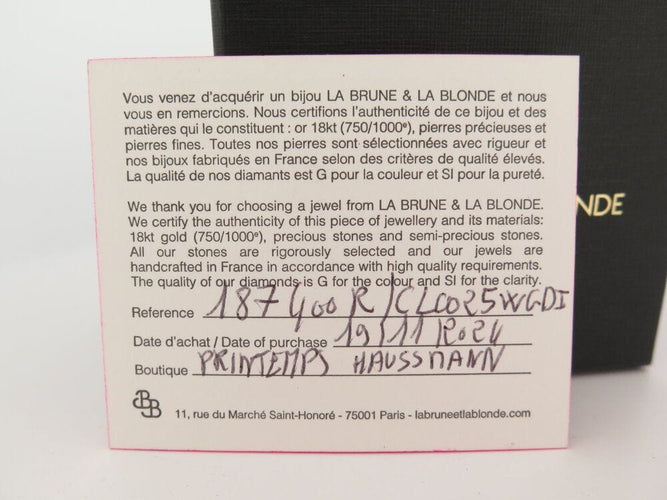 Collier collier LA BRUNE & LA BLONDE sautoir majorette 187400r diamant 70cm 58 Facettes 266197