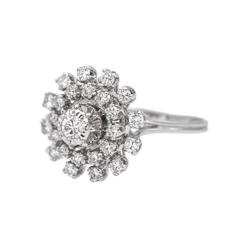 Ring Margriet Witgoud Diamant 