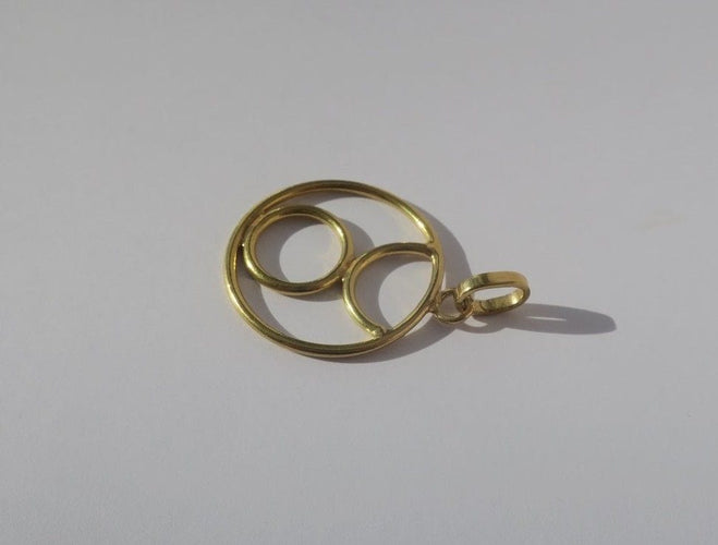 Pendentif Pendentif médaille zodiaque Taureau 58 Facettes