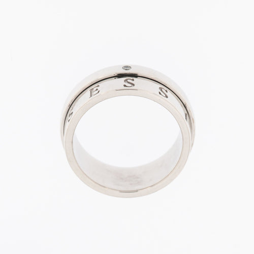 Bague 54.5 PIAGET - Bague à anneau Possession or blanc diamants 58 Facettes