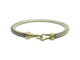 Bracelet bracelet DAVID YURMAN buckle classic cable 5mm en argent 925 or jaune 14k 58 Facettes 267212