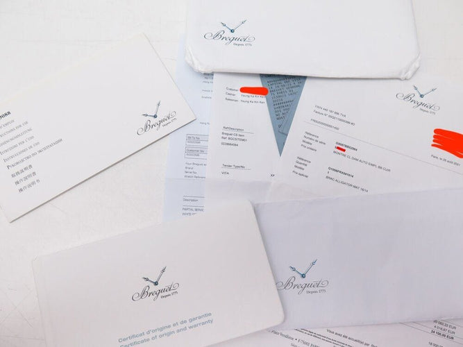 Montre montre BREGUET classique 9087bb 30mm automatique or 18k moonphase 58 Facettes 267444