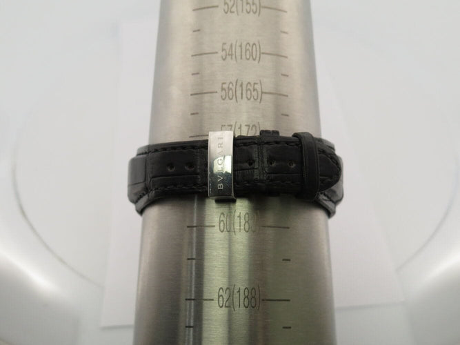 Montre montre BULGARI assioma aa48s 48mm acier bracelet croco automatique 58 Facettes 270919