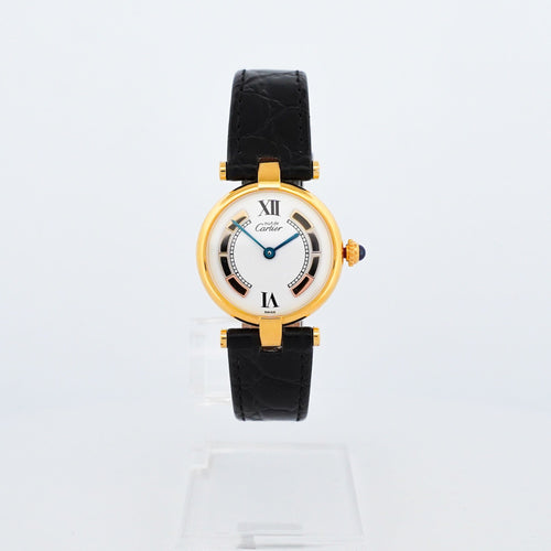 Montre CARTIER - Montre Must Vendôme - Ivory trinity dial - SM 58 Facettes