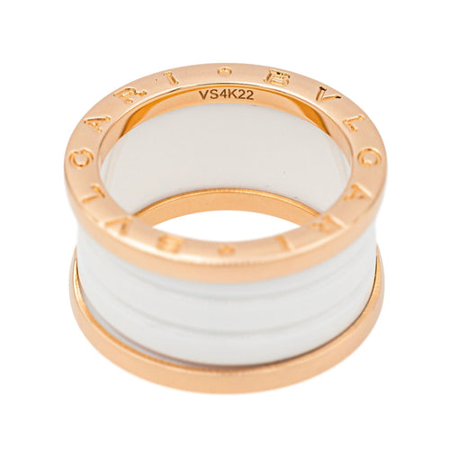 Bague 53 Bulgari Bague B.Zéro1 Or rose 58 Facettes 4166997RV