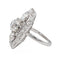 Bague 46 Bague Art déco Or blanc, Platine Diamant 58 Facettes 3358945CN