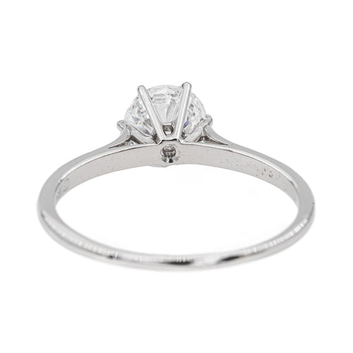 Bague 57 Bague Solitaire Or blanc Diamant 58 Facettes 3090581CN
