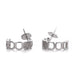 Boucles d'oreilles DINH VAN - Boucles d'oreilles or blanc et diamants 58 Facettes 99867