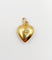 Pendentif Pendentif antique or jaune 18k cœur et perle en serti étoilé (circa 1920) 58 Facettes A05549