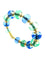 Bracelet MARINA B. Collection "Milano pneus", bracelet or jaune et perles de verre 58 Facettes
