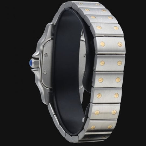 Montre Cartier Montre Santos De Cartier Galbee Pm 58 Facettes MT41459