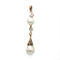 Pendentif Pendentif - Or rose, Perles Fines et Diamants 58 Facettes 250258R