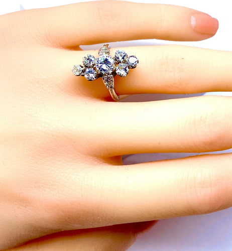 Диамантен пръстен маркиза