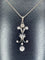 Pendentif Pendentif Or blanc Argent Diamants Epoque Napoléon III. 58 Facettes AB277