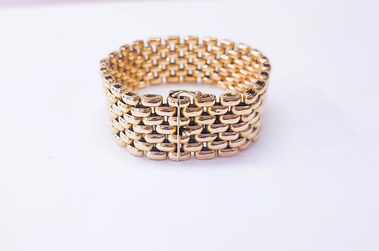 Bracelet Bracelet manchette grain de riz 58 Facettes BraMcht.riz.1670