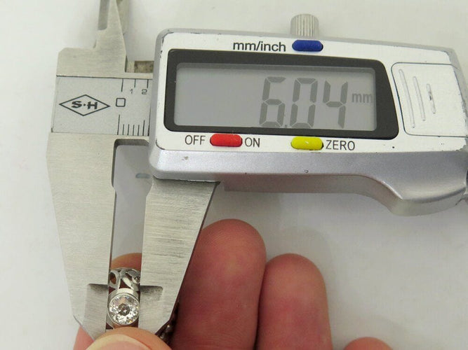 Bague 50 vintage bague style art deco 5 diamants 0.95 ct t50 en or blanc 18k 10.3gr 58 Facettes 269294