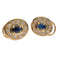 Boucles d'oreilles BOUCLES D'OREILLES EN OR JAUNE 18 carats avec DIAMANTS et SAPHIRS 58 Facettes Q290B