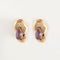 Boucles d'oreilles Boucles d'oreilles or jaune amethyste 58 Facettes LP941/BET