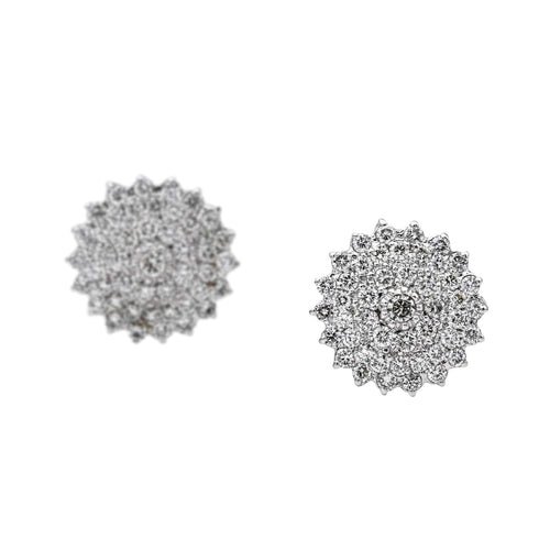 Boucles d'oreilles Boucles d'oreilles Or blanc Diamant 58 Facettes 3970467CN