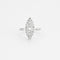 Bague 56 Bague marquise or blanc 58 Facettes