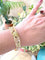 Bracelet Bracelet Jonc Rigide grappes de raisin et feuilles de vigne 58 Facettes AA 1639